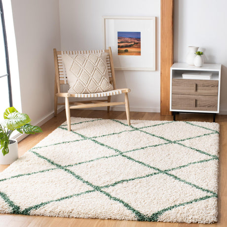 Safavieh Hudson Shag Sgh281X Ivory/Green Rugs - Safavieh - sgh281x - 3