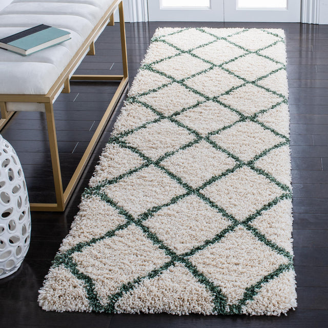 Safavieh Hudson Shag Sgh281X Ivory/Green Rugs - Safavieh - sgh281x - 7r