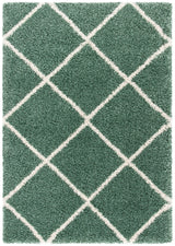 Safavieh Hudson Shag Sgh281Y Green/Ivory Rugs - Safavieh - sgh281y - 3