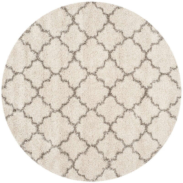 Safavieh Hudson Shag Sgh282A Ivory/Grey Rug - Safavieh - sgh282a - 3r