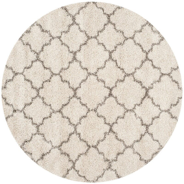 Safavieh Hudson Shag Sgh282A Ivory/Grey Rug - Safavieh - sgh282a - 7r