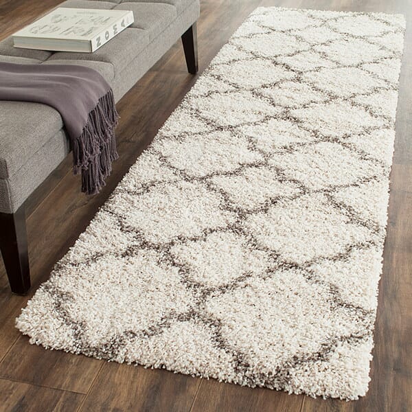 Safavieh Hudson Shag Sgh282A Ivory/Grey Rug - Safavieh - sgh282a - 7sq