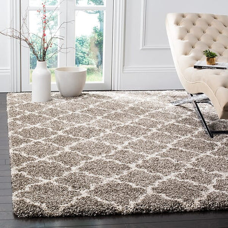 Safavieh Hudson Shag Sgh282B Grey/Ivory Rug - Safavieh - sgh282b - 2