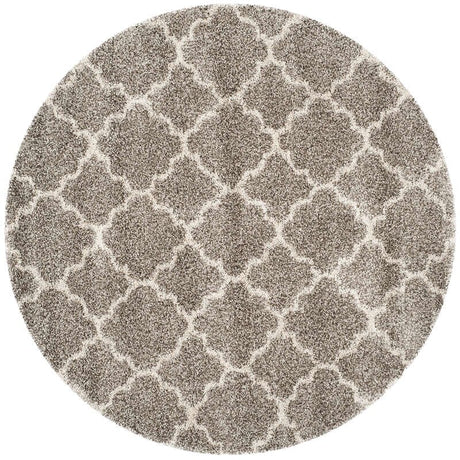 Safavieh Hudson Shag Sgh282B Grey/Ivory Rug - Safavieh - sgh282b - 3r