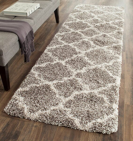 Safavieh Hudson Shag Sgh282B Grey/Ivory Rug - Safavieh - sgh282b - 7sq