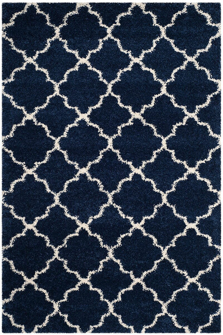 Safavieh Hudson Shag Sgh282C Navy/Ivory Rug - Safavieh - sgh282c - 2