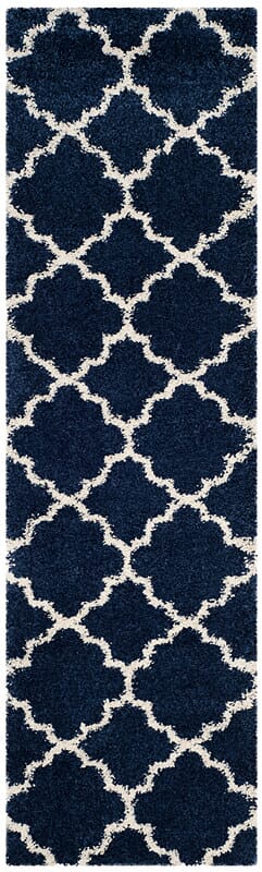 Safavieh Hudson Shag Sgh282C Navy/Ivory Rug - Safavieh - sgh282c - 24