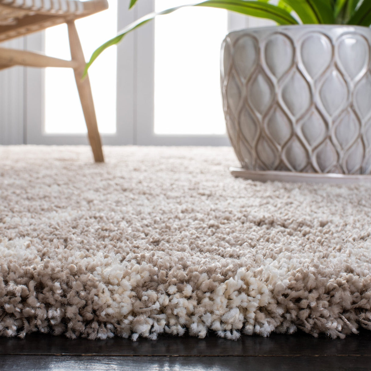 Safavieh Hudson Shag Sgh282F Beige/Ivory Rugs - Safavieh - sgh282f - 7r