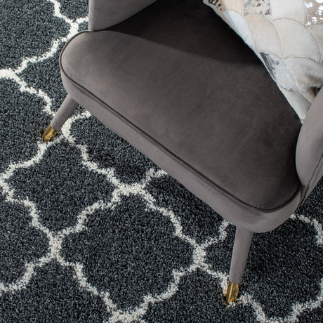 Safavieh Hudson Shag Sgh282G Dark Grey/Ivory Rugs - Safavieh - sgh282g - 7r