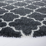 Safavieh Hudson Shag Sgh282G Dark Grey/Ivory Rugs - Safavieh - sgh282g - 7r