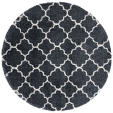 Safavieh Hudson Shag Sgh282G Dark Grey/Ivory Rugs - Safavieh - sgh282g - 7r