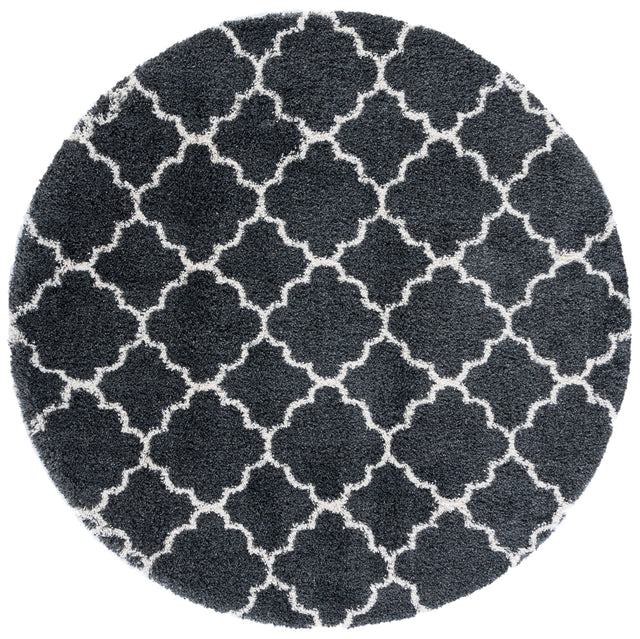 Safavieh Hudson Shag Sgh282G Dark Grey/Ivory Rugs - Safavieh - sgh282g - 7r