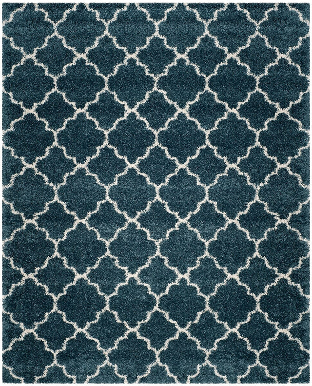 Safavieh Hudson Shag Sgh282L Slate Blue/Ivory Rug - Safavieh - sgh282l - 2