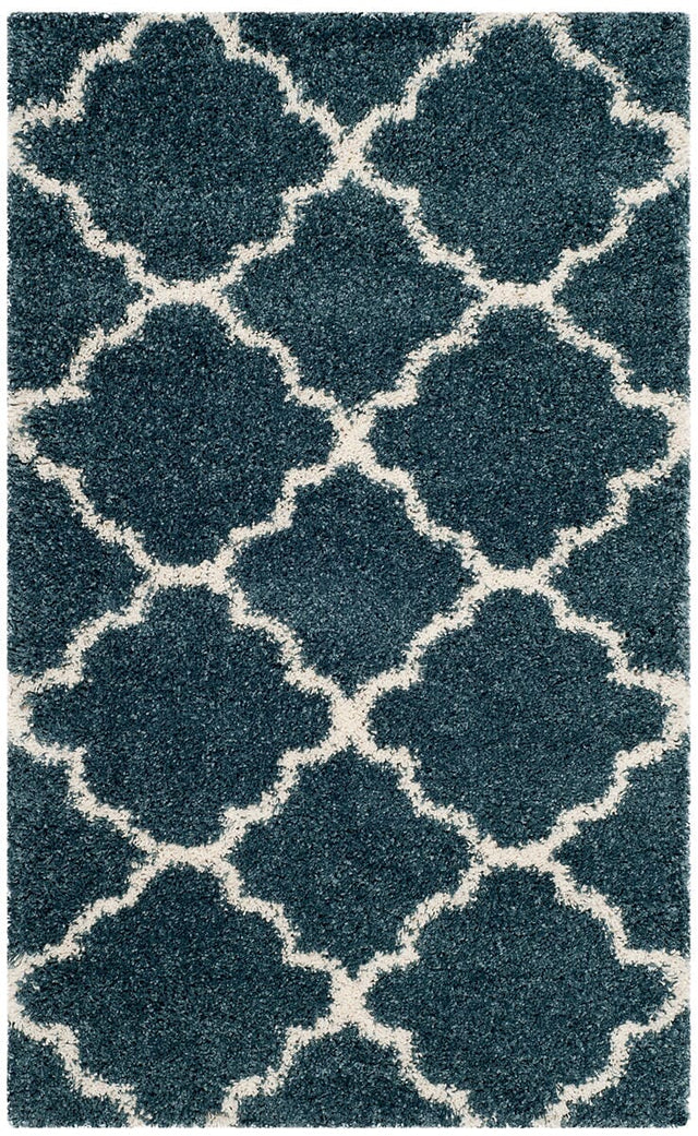 Safavieh Hudson Shag Sgh282L Slate Blue/Ivory Rug - Safavieh - sgh282l - 2