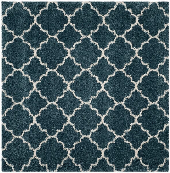 Safavieh Hudson Shag Sgh282L Slate Blue/Ivory Rug - Safavieh - sgh282l - 3sq