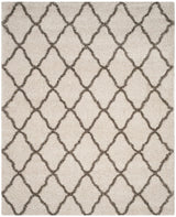 Safavieh Hudson Shag Sgh283A Ivory/Grey Rug - Safavieh - sgh283a - 3r