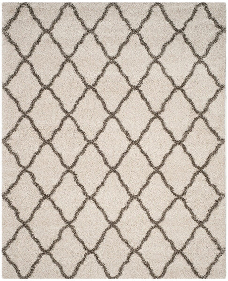 Safavieh Hudson Shag Sgh283A Ivory/Grey Rug - Safavieh - sgh283a - 3r