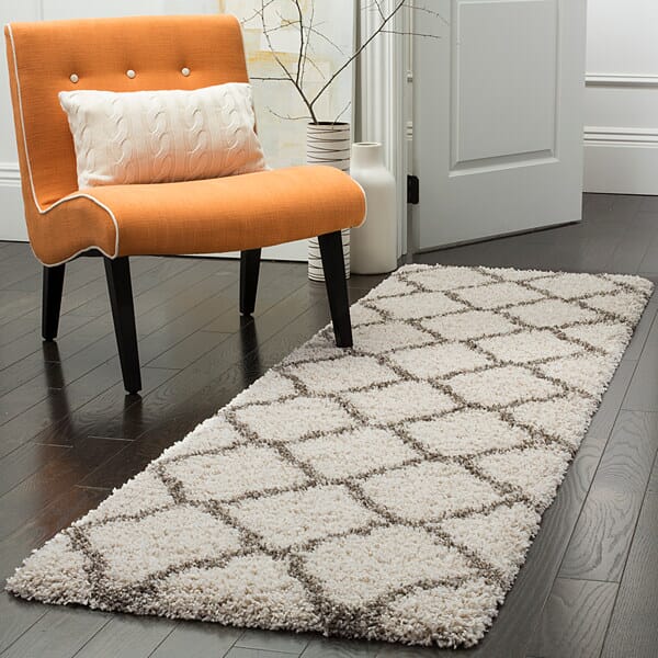 Safavieh Hudson Shag Sgh283A Ivory/Grey Rug - Safavieh - sgh283a - 3r