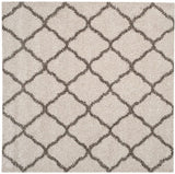 Safavieh Hudson Shag Sgh283A Ivory/Grey Rug - Safavieh - sgh283a - 3sq