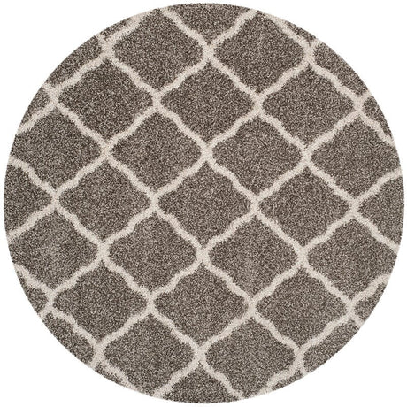 Safavieh Hudson Shag Sgh283B Grey/Ivory Rug - Safavieh - sgh283b - 3r