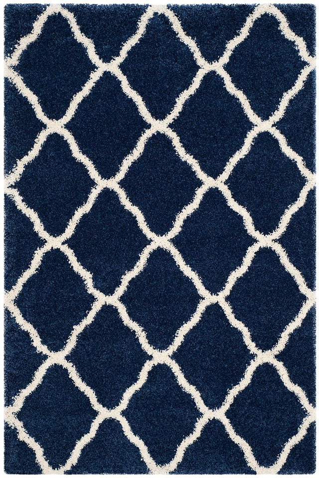 Safavieh Hudson Shag Sgh283C Navy/Ivory Rug - Safavieh - sgh283c - 2