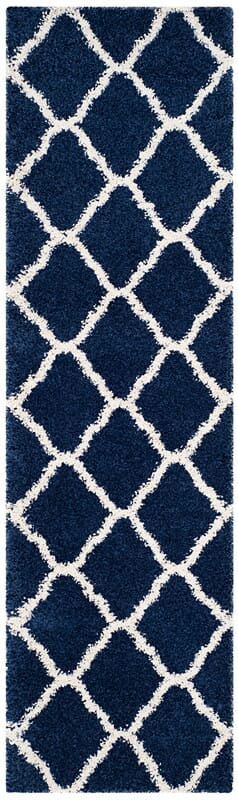 Safavieh Hudson Shag Sgh283C Navy/Ivory Rug - Safavieh - sgh283c - 26