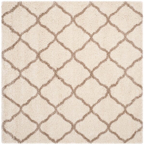 Safavieh Hudson Shag Sgh283D Ivory/Beige Rug - Safavieh - sgh283d - 3sq