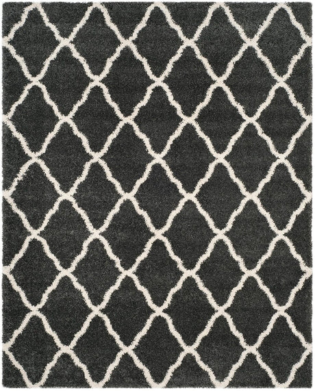 Safavieh Hudson Shag Sgh283G Dark Grey/Ivory Rug - Safavieh - sgh283g - 2