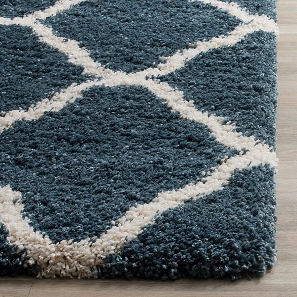 Safavieh Hudson Shag Sgh283L Slate Blue/Ivory Rug - Safavieh - sgh283l - 2