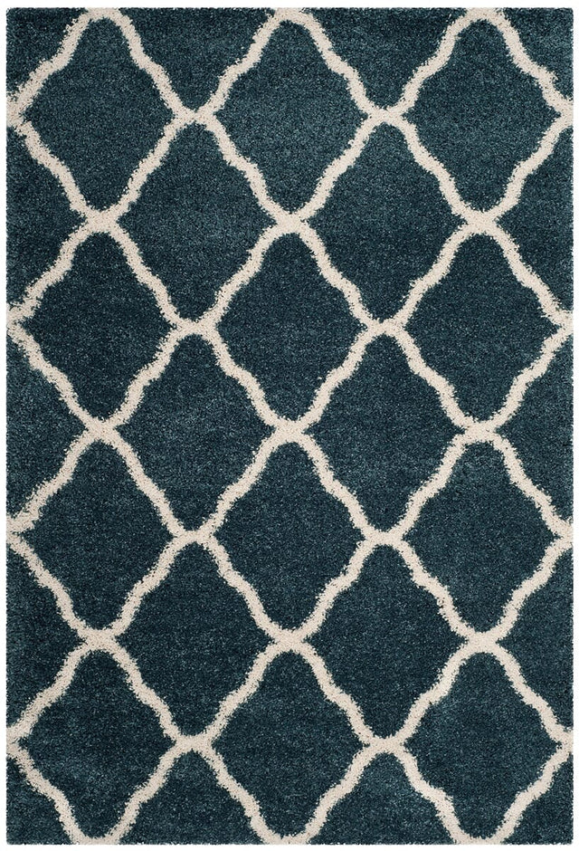 Safavieh Hudson Shag Sgh283L Slate Blue/Ivory Rug - Safavieh - sgh283l - 2