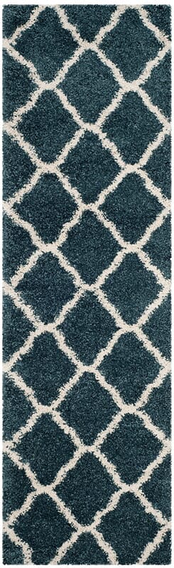 Safavieh Hudson Shag Sgh283L Slate Blue/Ivory Rug - Safavieh - sgh283l - 24