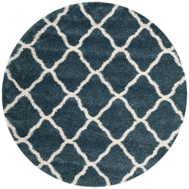 Safavieh Hudson Shag Sgh283L Slate Blue/Ivory Rug - Safavieh - sgh283l - 7r