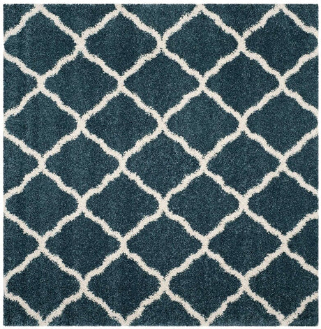 Safavieh Hudson Shag Sgh283L Slate Blue/Ivory Rug - Safavieh - sgh283l - 7sq