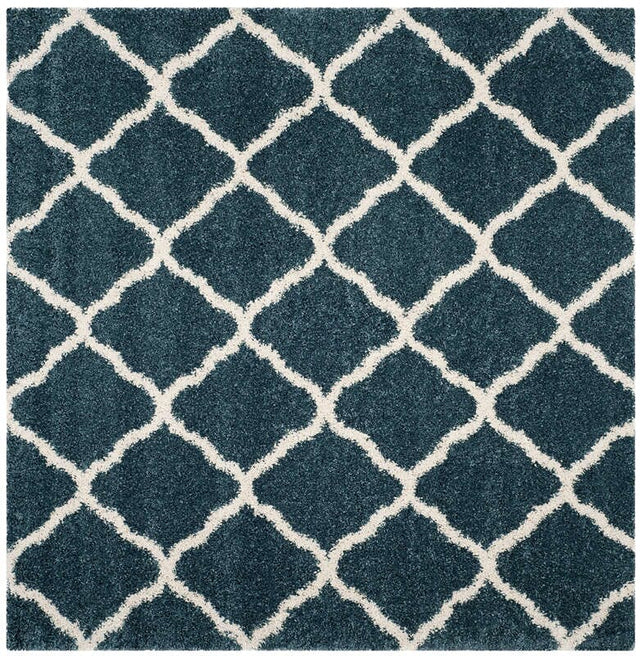 Safavieh Hudson Shag Sgh283L Slate Blue/Ivory Rug - Safavieh - sgh283l - 7sq