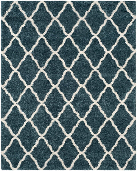 Safavieh Hudson Shag Sgh283L Slate Blue/Ivory Rug - Safavieh - sgh283l - 7sq