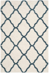 Safavieh Hudson Shag Sgh283T Ivory/Slate Blue Rug - Safavieh - sgh283t - 2