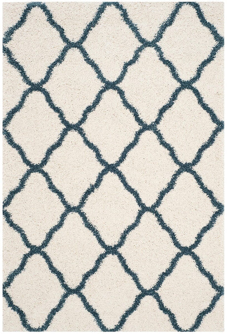 Safavieh Hudson Shag Sgh283T Ivory/Slate Blue Rug - Safavieh - sgh283t - 2