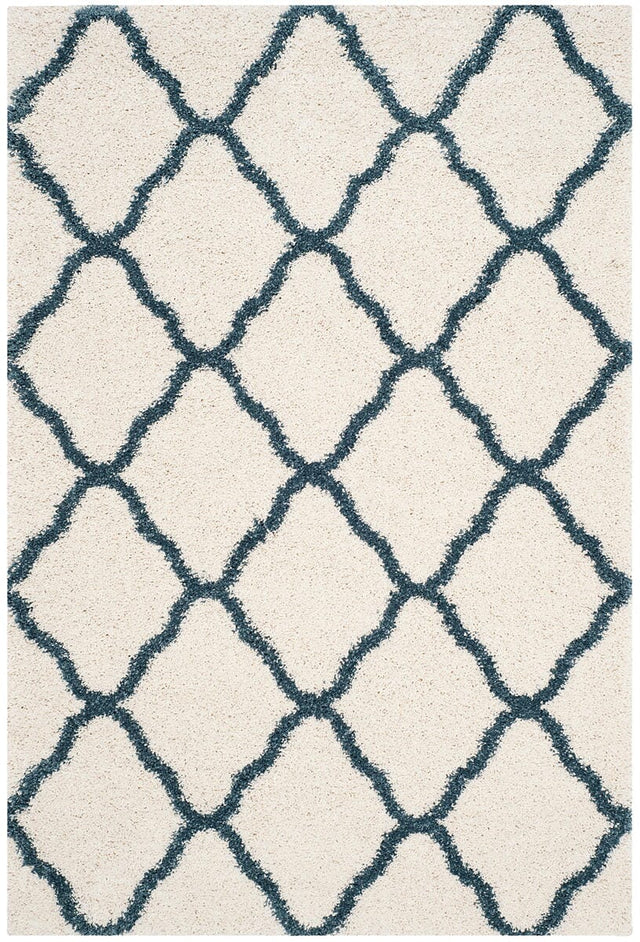 Safavieh Hudson Shag Sgh283T Ivory/Slate Blue Rug - Safavieh - sgh283t - 2