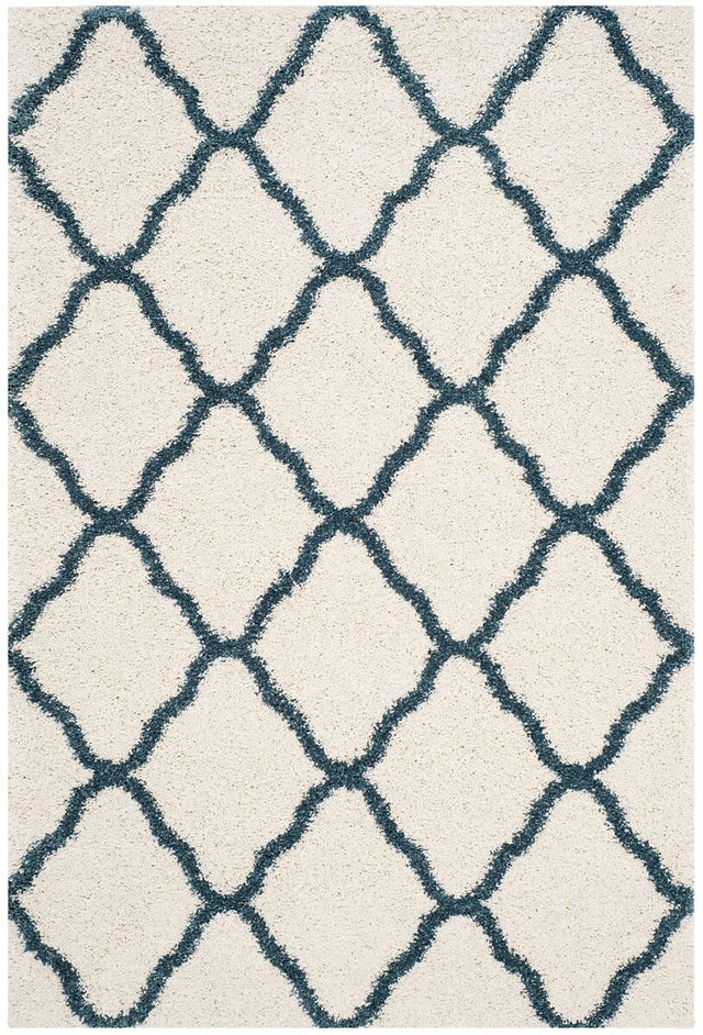 Safavieh Hudson Shag Sgh283T Ivory/Slate Blue Rug - Safavieh - sgh283t - 2