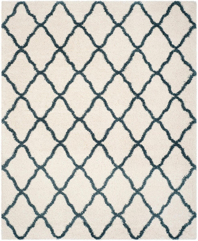 Safavieh Hudson Shag Sgh283T Ivory/Slate Blue Rug - Safavieh - sgh283t - 24