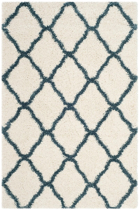 Safavieh Hudson Shag Sgh283T Ivory/Slate Blue Rug - Safavieh - sgh283t - 24