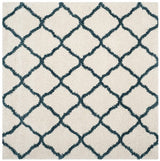 Safavieh Hudson Shag Sgh283T Ivory/Slate Blue Rug - Safavieh - sgh283t - 7sq