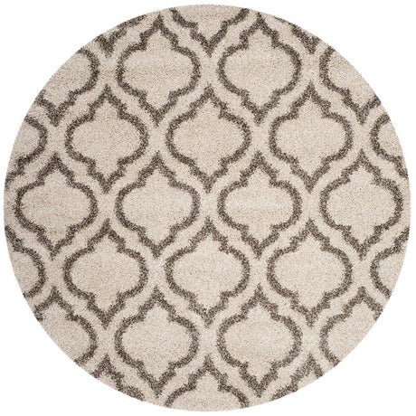 Safavieh Hudson Shag Sgh284A Ivory/Grey Rug - Safavieh - sgh284a - 24