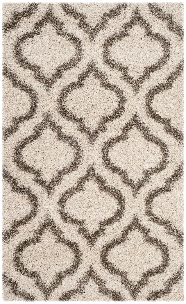 Safavieh Hudson Shag Sgh284A Ivory/Grey Rug - Safavieh - sgh284a - 24