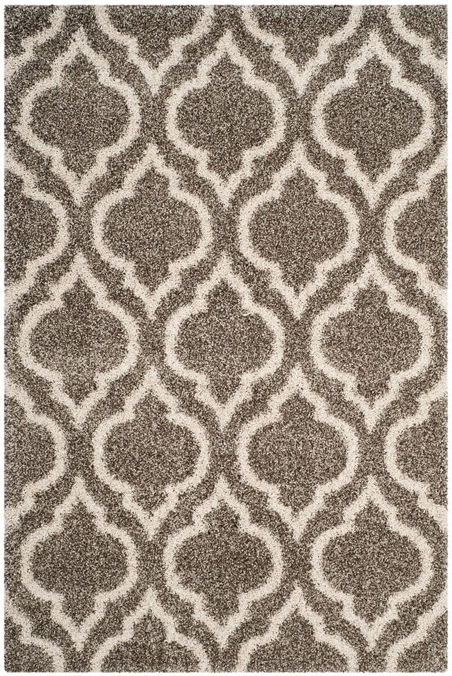 Safavieh Hudson Shag Sgh284B Grey/Ivory Rug - Safavieh - sgh284b - 2