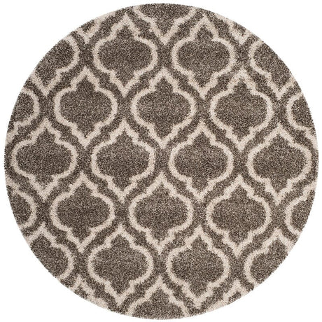 Safavieh Hudson Shag Sgh284B Grey/Ivory Rug - Safavieh - sgh284b - 28