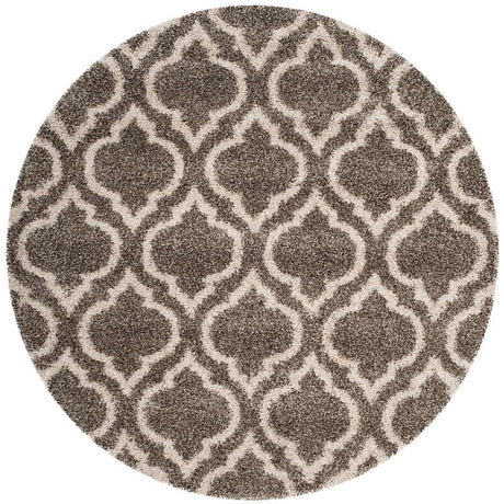 Safavieh Hudson Shag Sgh284B Grey/Ivory Rug - Safavieh - sgh284b - 3r