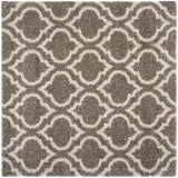 Safavieh Hudson Shag Sgh284B Grey/Ivory Rug - Safavieh - sgh284b - 3sq
