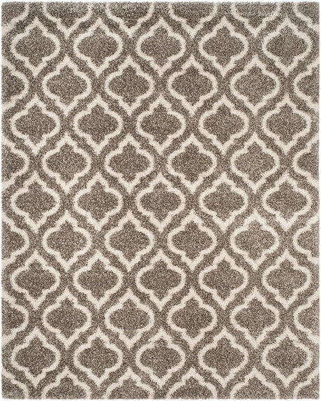 Safavieh Hudson Shag Sgh284B Grey/Ivory Rug - Safavieh - sgh284b - 3sq