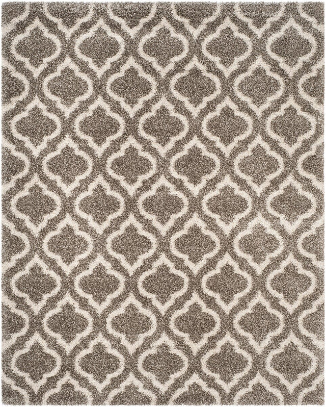 Safavieh Hudson Shag Sgh284B Grey/Ivory Rug - Safavieh - sgh284b - 3sq